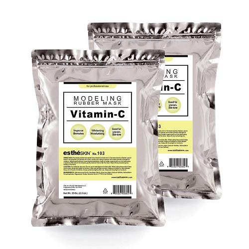 (2 pack) No.103 Vitamin-C Modeling Mask Powder for Professional Facial Treatment, 35 Oz.