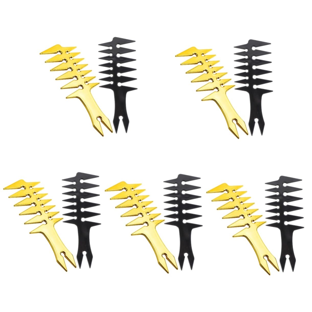10 Pcs Styling Comb Styling Tools & Appliances Rake Comb Oil Slick Comb Wallet Comb Wig Braid Comb Haircut Comb Hair Styling Wide Tooth Comb Distribution Comb Plane Head Abs Man